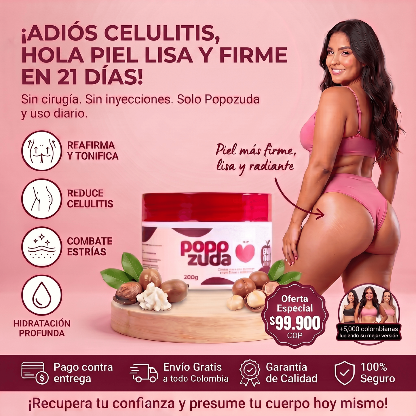 Crema Popozuda – Cuidado Corporal Avanzado para la Piel.