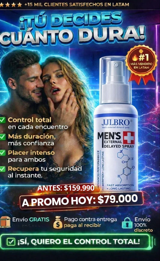 JJLBRO MENS SPRAY-El spray que le devuelve el control  a +15.000 hombres en LATAM