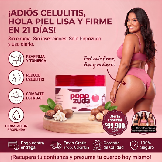 Crema Popozuda – Cuidado Corporal Avanzado para la Piel.