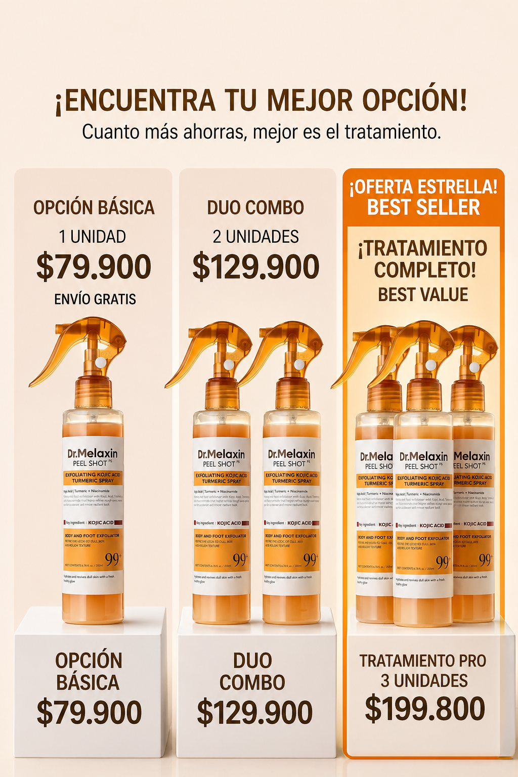 Dr. Melaxin ® – Elimina manchas y aclara tu piel + Envío gratis