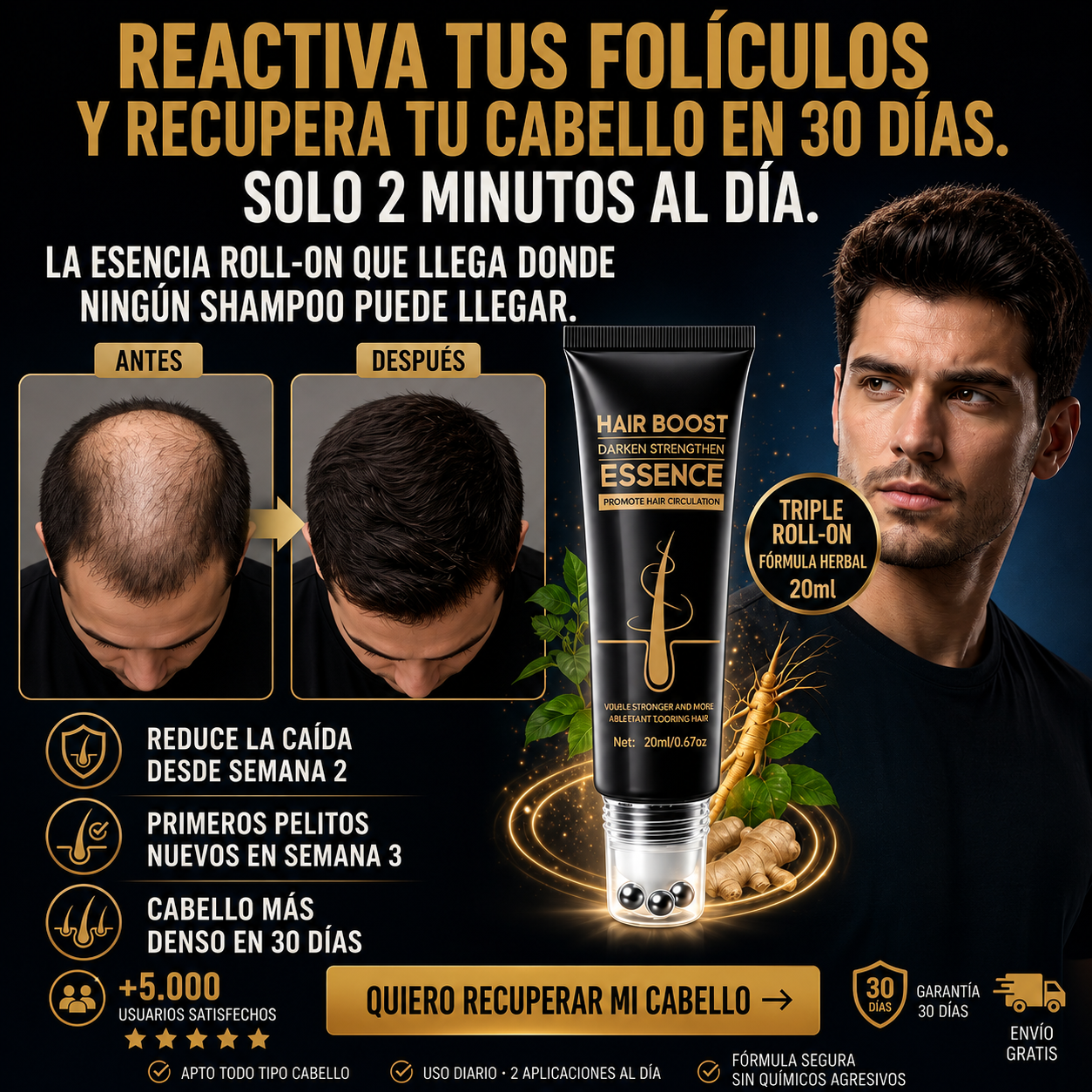 Suero Crecimiento Cabello